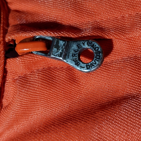 Harley-Davidson Red/Orange Motorcycle Jacket - Picture 3 of 13